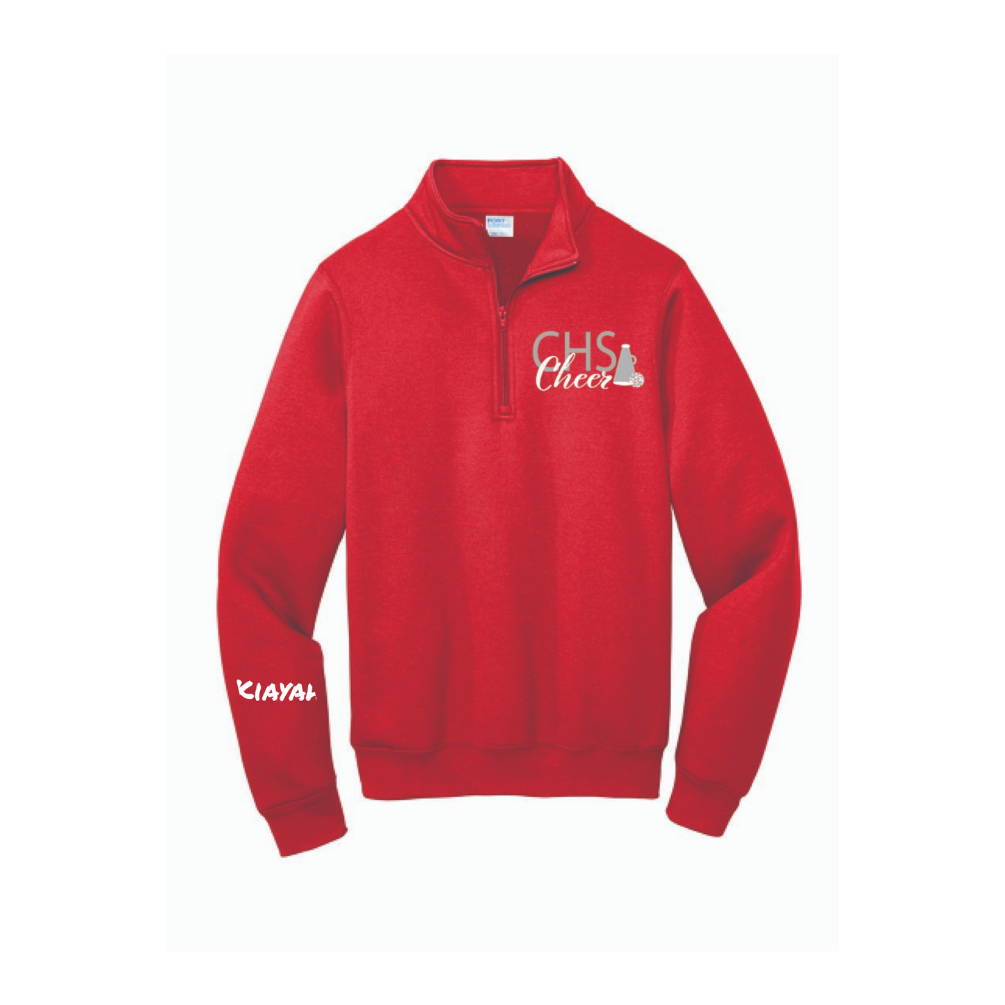 Custom CHS Cheer 1/4 zip Sweatshirt