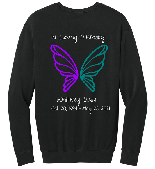 In Memory of Whitney Ann Crewneck