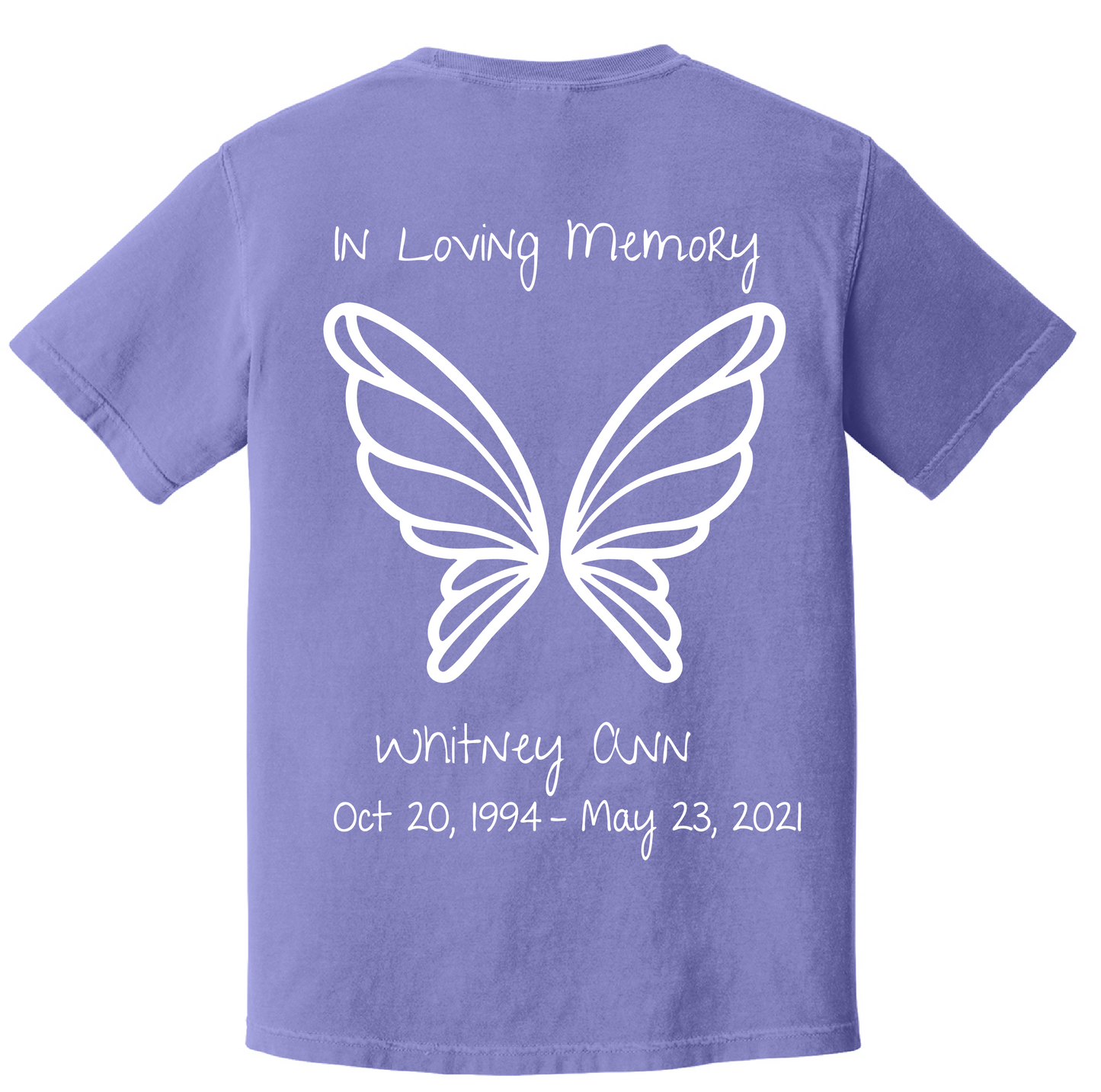 In Memory of Whitney Ann T-shirt