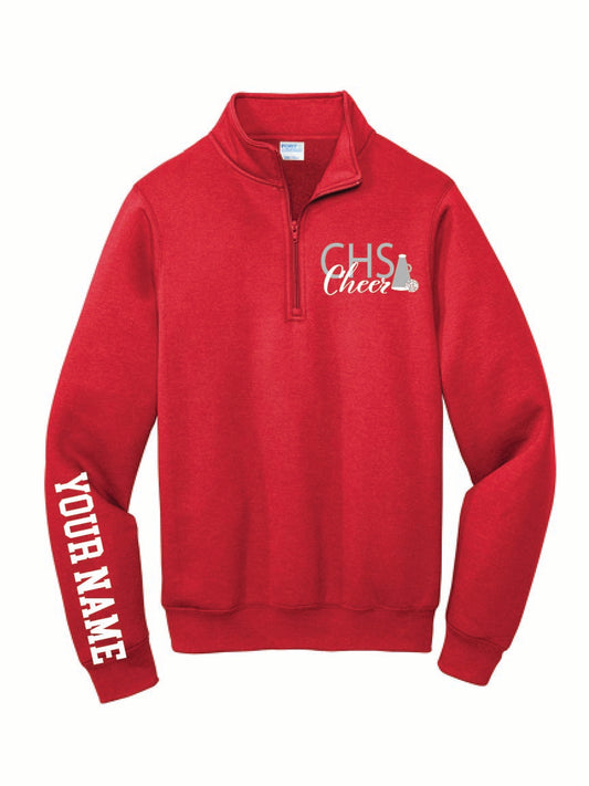 Custom CHS Cheer 1/4 zip Sweatshirt