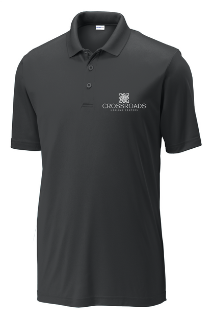 Crossroads Healing Centers Screenprinted Left Chest Polo