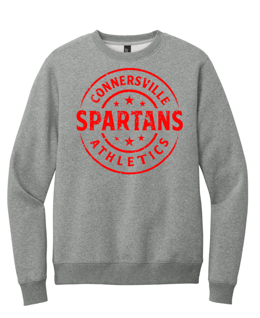 Spartan Crew Neck Sweatshirt FRONT PRINT