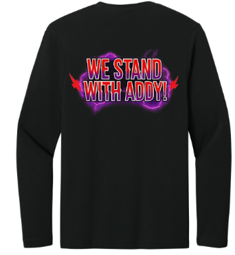 Short Circuit Fundraising Long Sleeve Tee – Support Addy