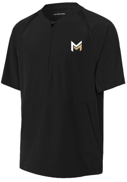 Marksmen Baseball 1/2-Zip Short Sleeve Jacket