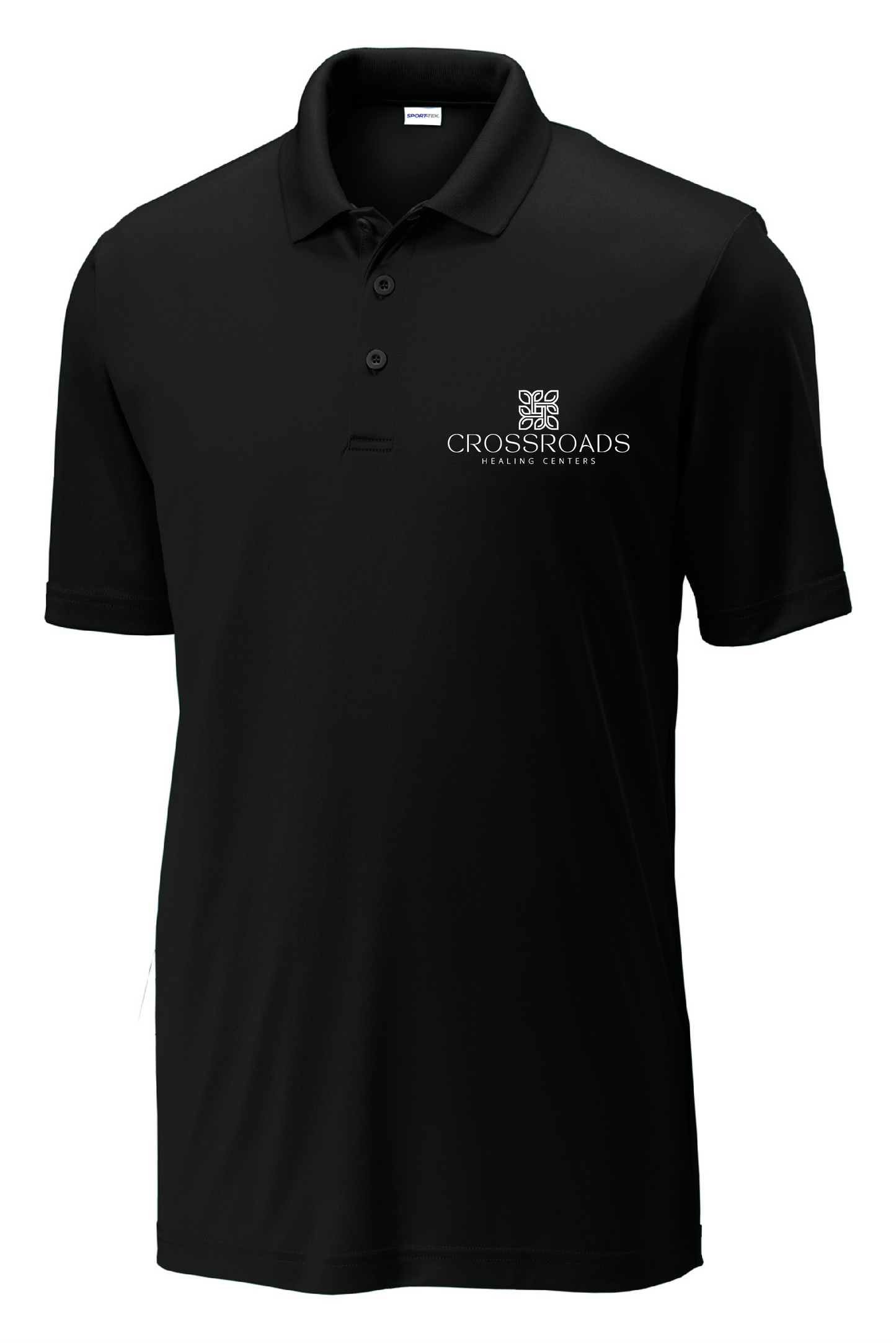 Crossroads Healing Centers Screenprinted Left Chest Polo