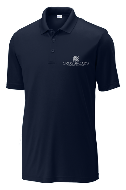 Crossroads Healing Centers Screenprinted Left Chest Polo